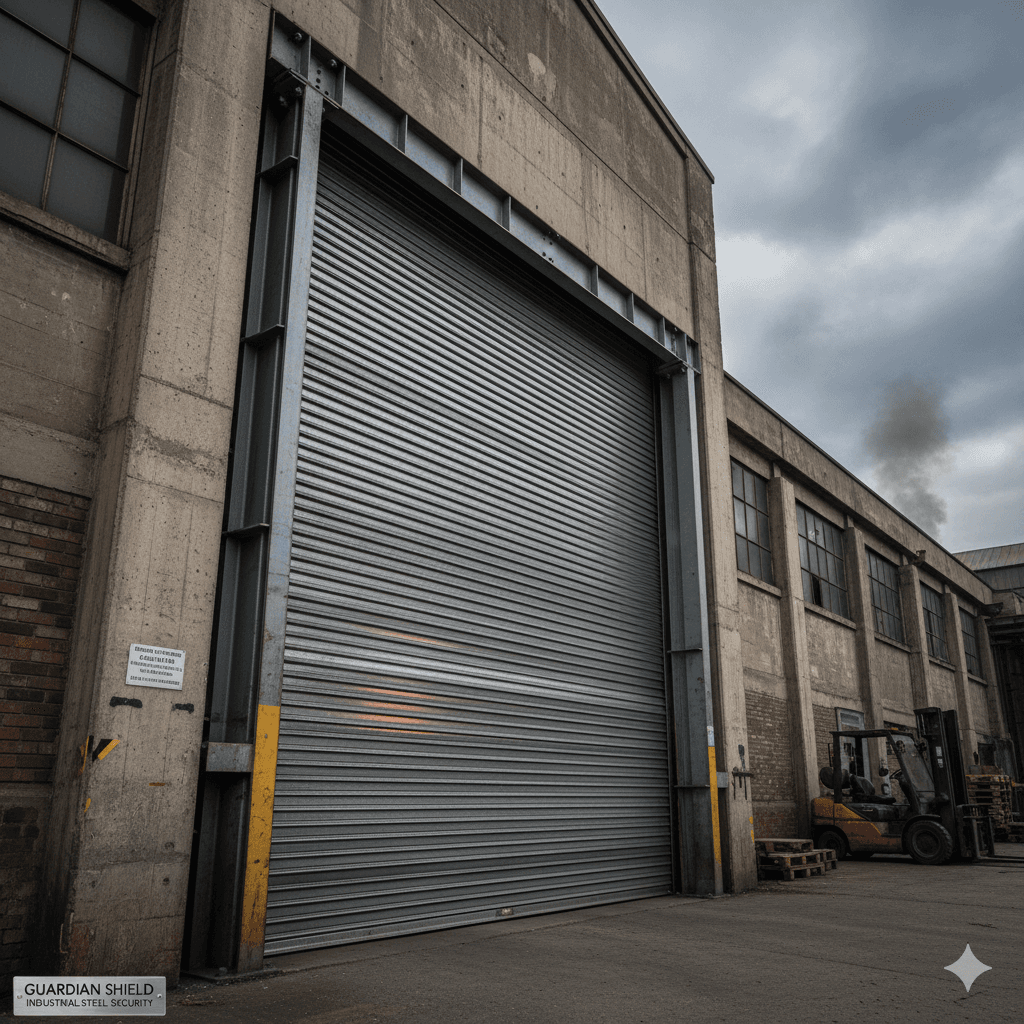 Industrial Steel Roller Shutter Banner