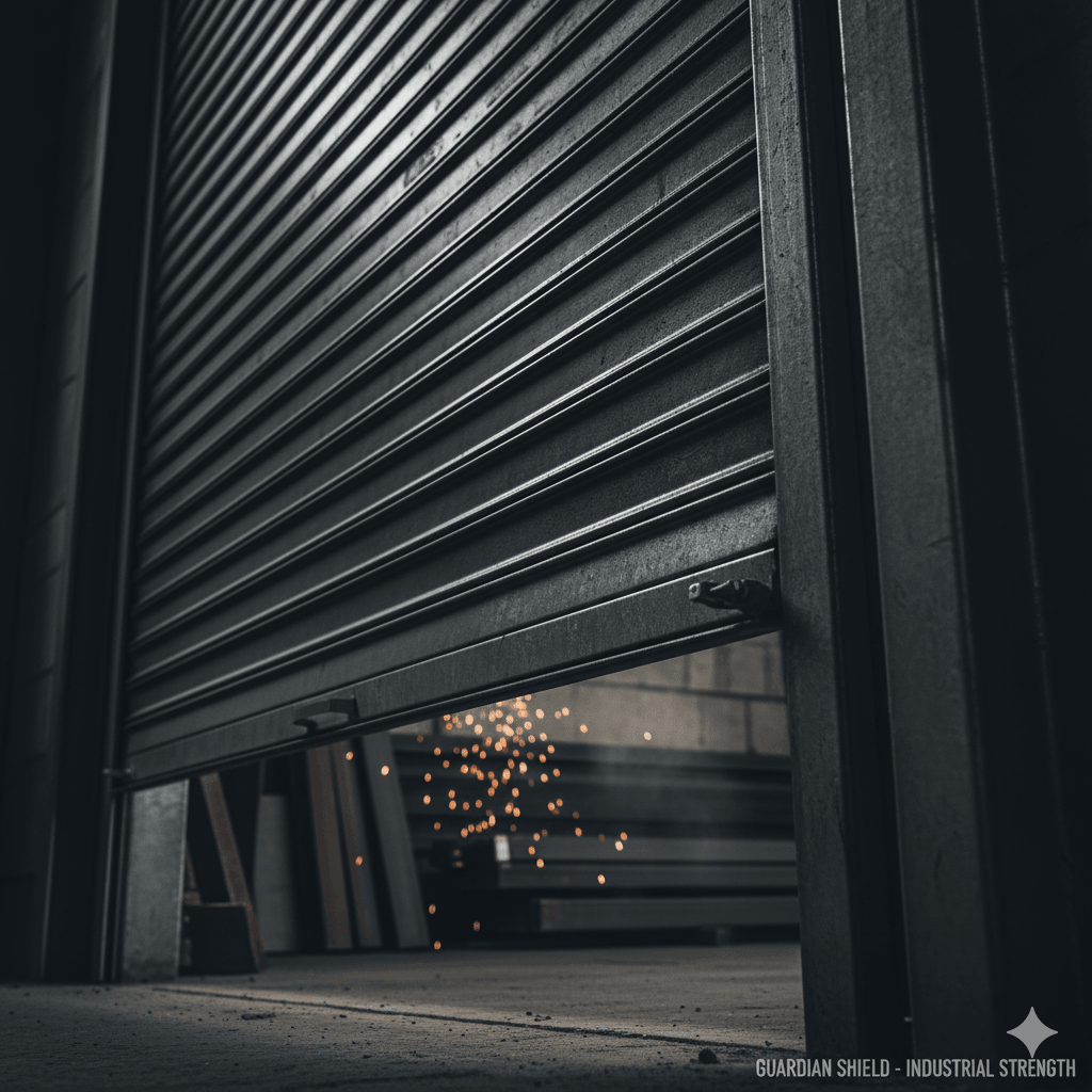 Heavy-duty industrial steel structure or gate